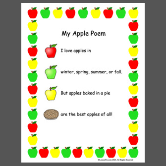 My Apple Poem