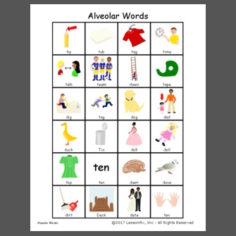 Alveolar Words