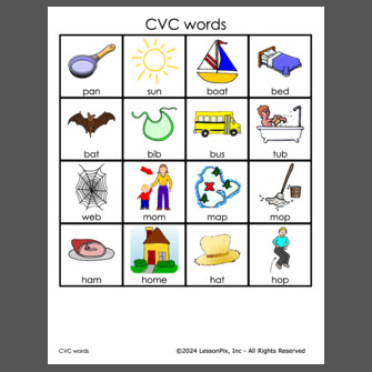 CVC words