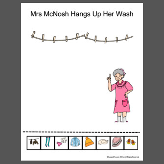 Mrs McNosh Hangs Up Her Wash