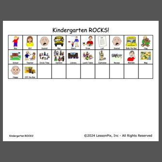 Kindergarten ROCKS!