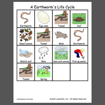 A Earthworm's Life Cycle