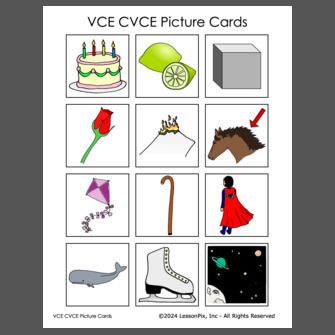 VCE CVCE Picture Cards