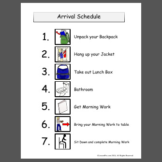 Arrival Schedule