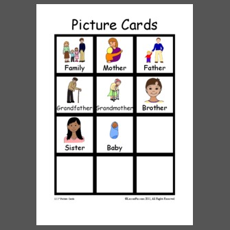 Family - Picture Cards