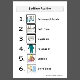 bedtime routine