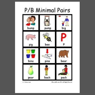 P/B Minimal Pairs