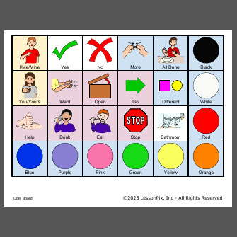 Core Board with Colors