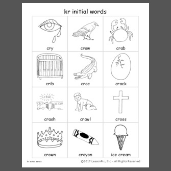 kr initial words