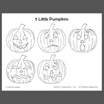5 Little Pumpkins