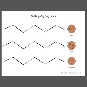 Cutting Zig Zag Lines