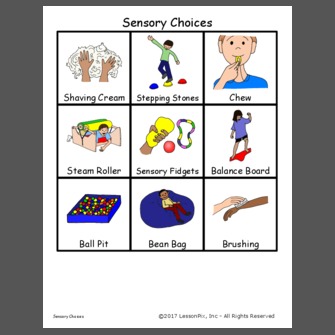 Sensory Choices