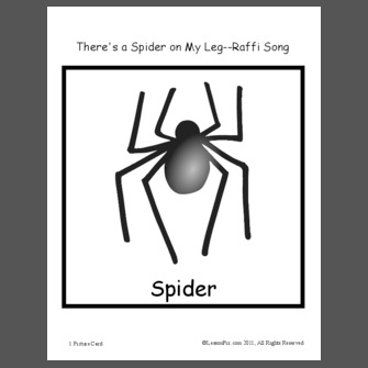 There S A Spider On My Leg Song By Raffi