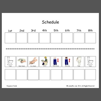 Toileting Schedule Chart