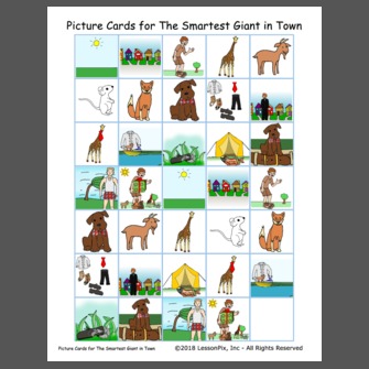 Picture Cards for The Smartest Giant in Town