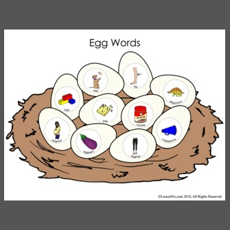 6 letter words starting with egg