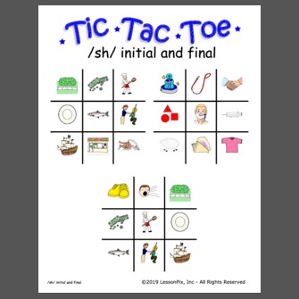 /sh/ initial and final tic tac toe