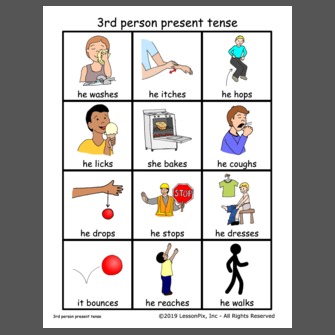 3rd person present tense