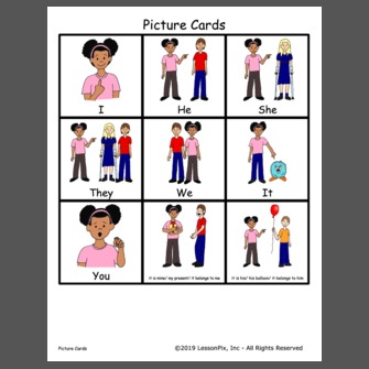 Pronoun pictures