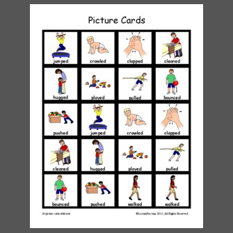 Past Tense Picture Cards