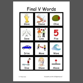 Final V Words