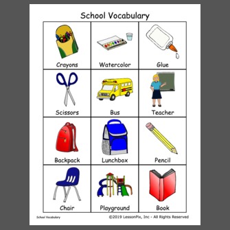 Vocabulary Sketches Flashcard Template - Freeology