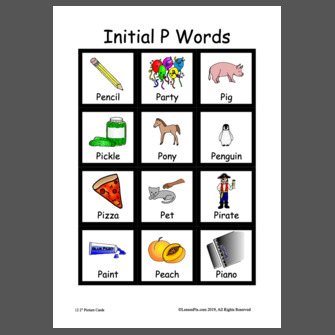 Initial P Words