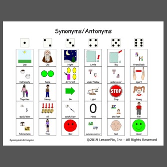 Synonyms And Antonyms