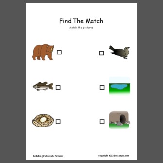 find the match - animals and their homes - LessonPix Search Results find the match - animals and their homes - LessonPix Search Results