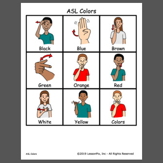 ASL Colors