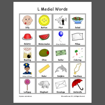 L Medial Words