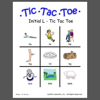 Initial L - Tic Tac Toe