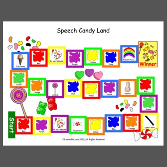 Basic English Speaking Games: Candyland (ESL)