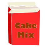 Cake Mix Stencil