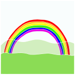 Rainbow Stencil