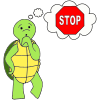 Stop to Think Turtle