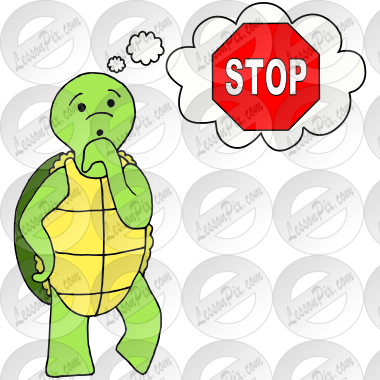 Stop to Think Turtle