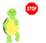Stop to Think Turtle