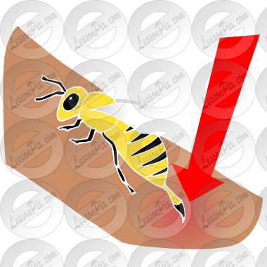 Bee Sting Stencil