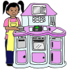 "I want to play kitchen."