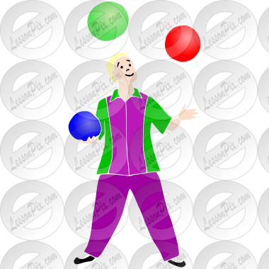 Juggler Stencil