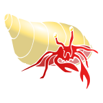 Hermit Crab Stencil