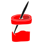 Paint Cup Stencil