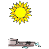 Out came the sun and dried up all the rain.