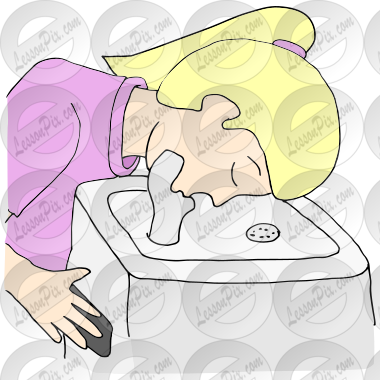 Mouth on Water Fountain