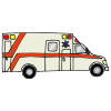 An+ambulance+takes+people+to+the+hospital. Picture