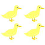 Ducks Stencil