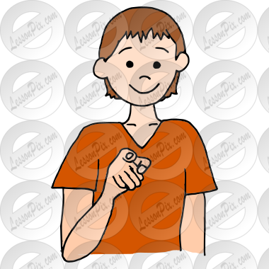 pointing to you clipart