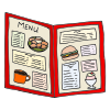 Who+brings+a+menu_ Picture