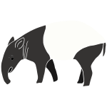 Tapir Stencil